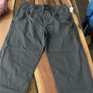 Boys new Old navy black cargo casual pants with draw string size 18 xxl plus